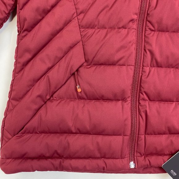 Under Armour Stretch 700 Down Jacket Women's Small 1355833 Burgundy Sample - Picture 4 of 8